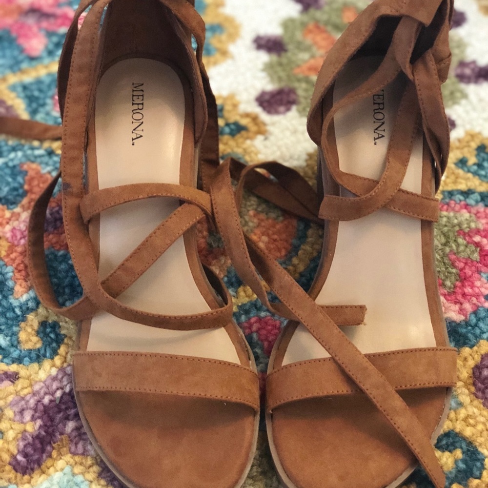 MERONA strap heels